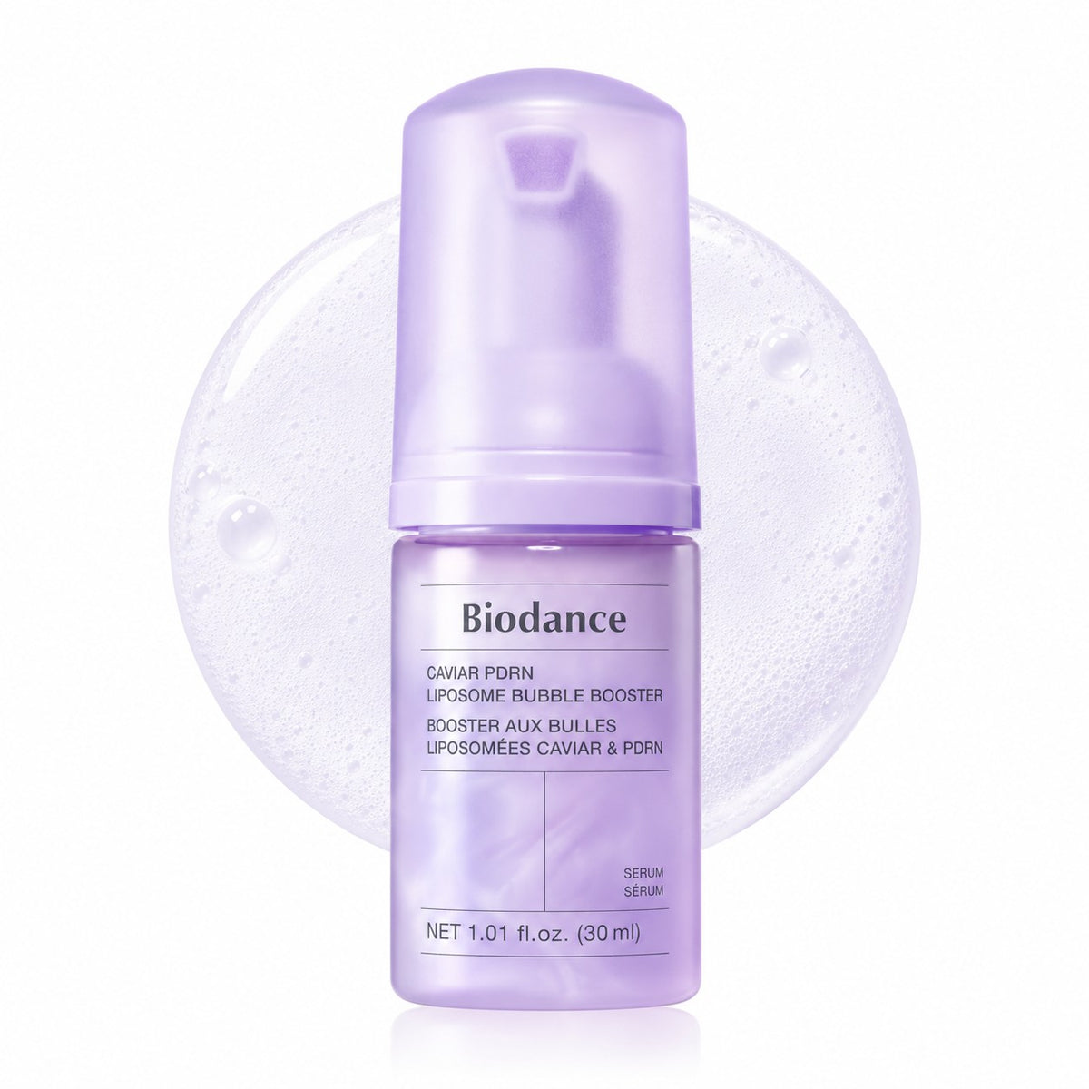 Biodance — Potenciador de burbujas con liposomas, caviar y PDRN · 30 ml