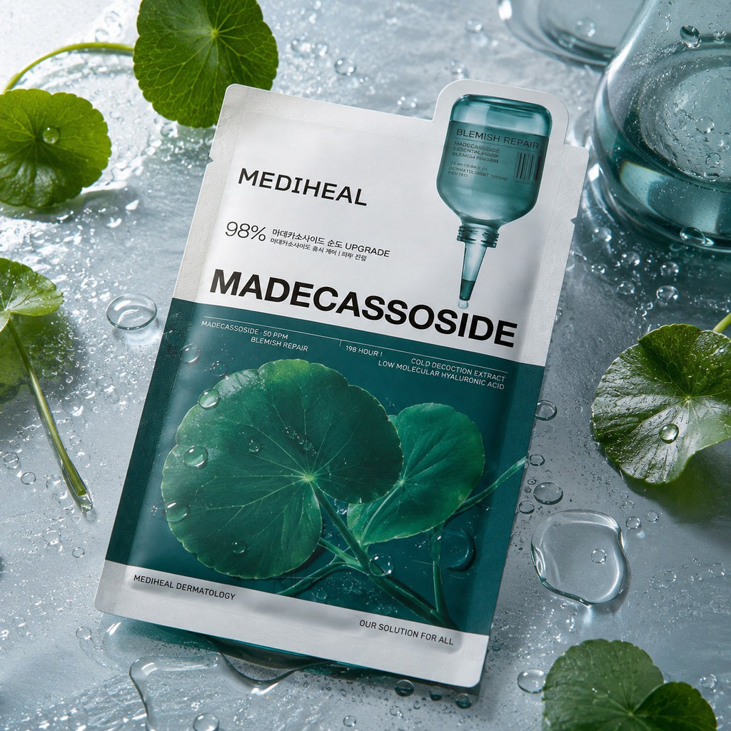 MEDIHEAL — Mascarilla esencial de madecasósido · 10 mascarillas