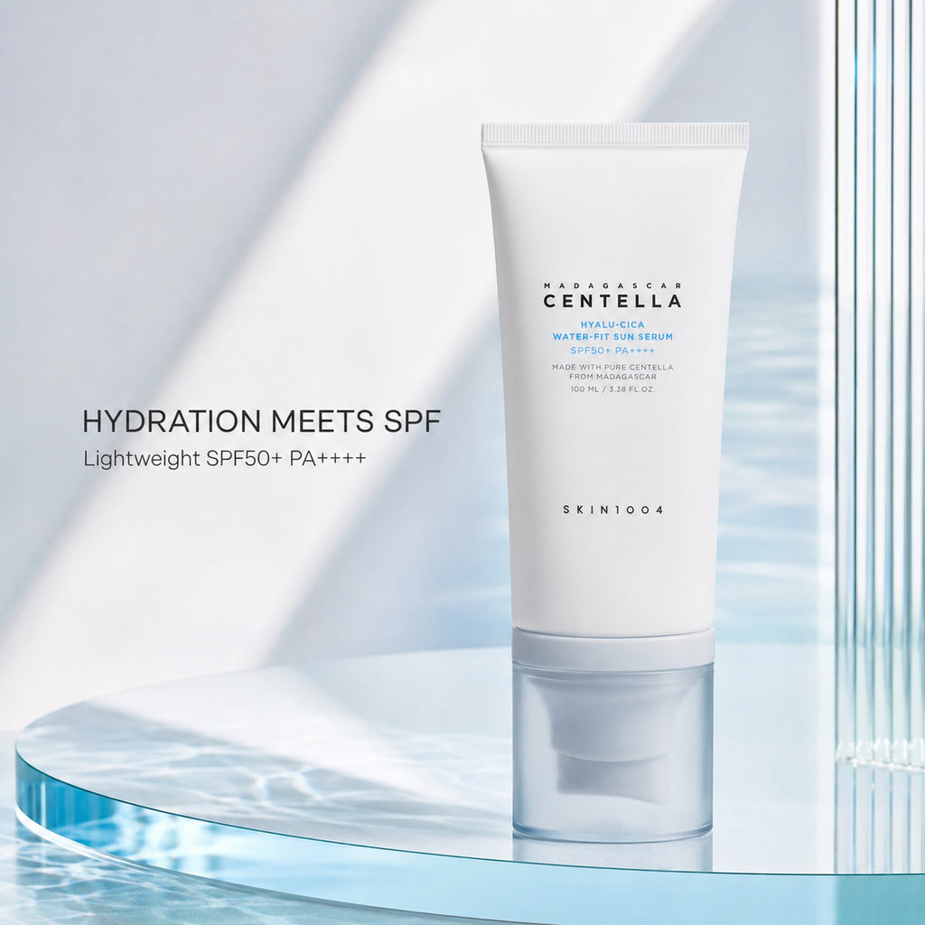 SKIN1004 — Sérum solar Water-Fit Hyalu-Cica con centella de Madagascar · 100 ml