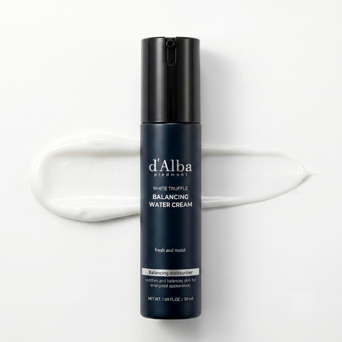 d'Alba — Crema acuosa equilibrante con trufa blanca · 50 ml