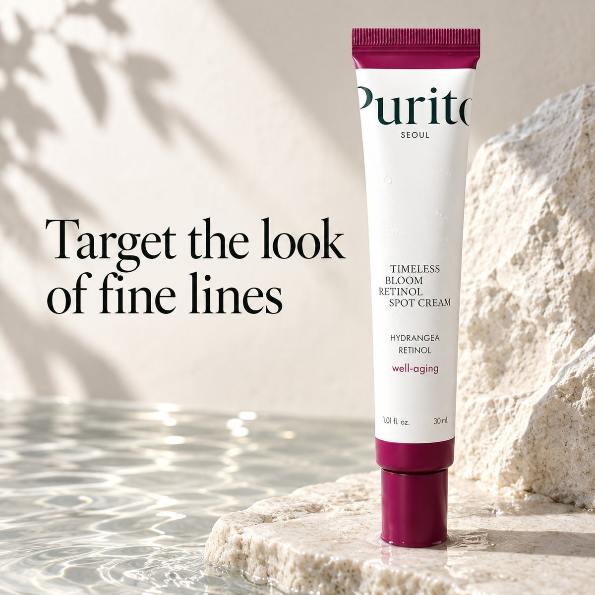 Purito SEOUL — Crema de aplicación localizada Timeless Bloom con retinol · 30 ml