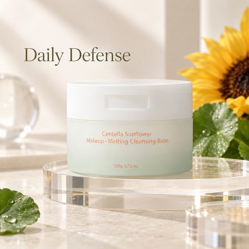 haruharu wonder — Bálsamo limpiador desmaquillante con centella y girasol · 100 g