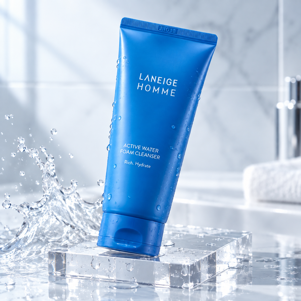 LANEIGE — Espuma limpiadora Active Water para hombre · 150 ml