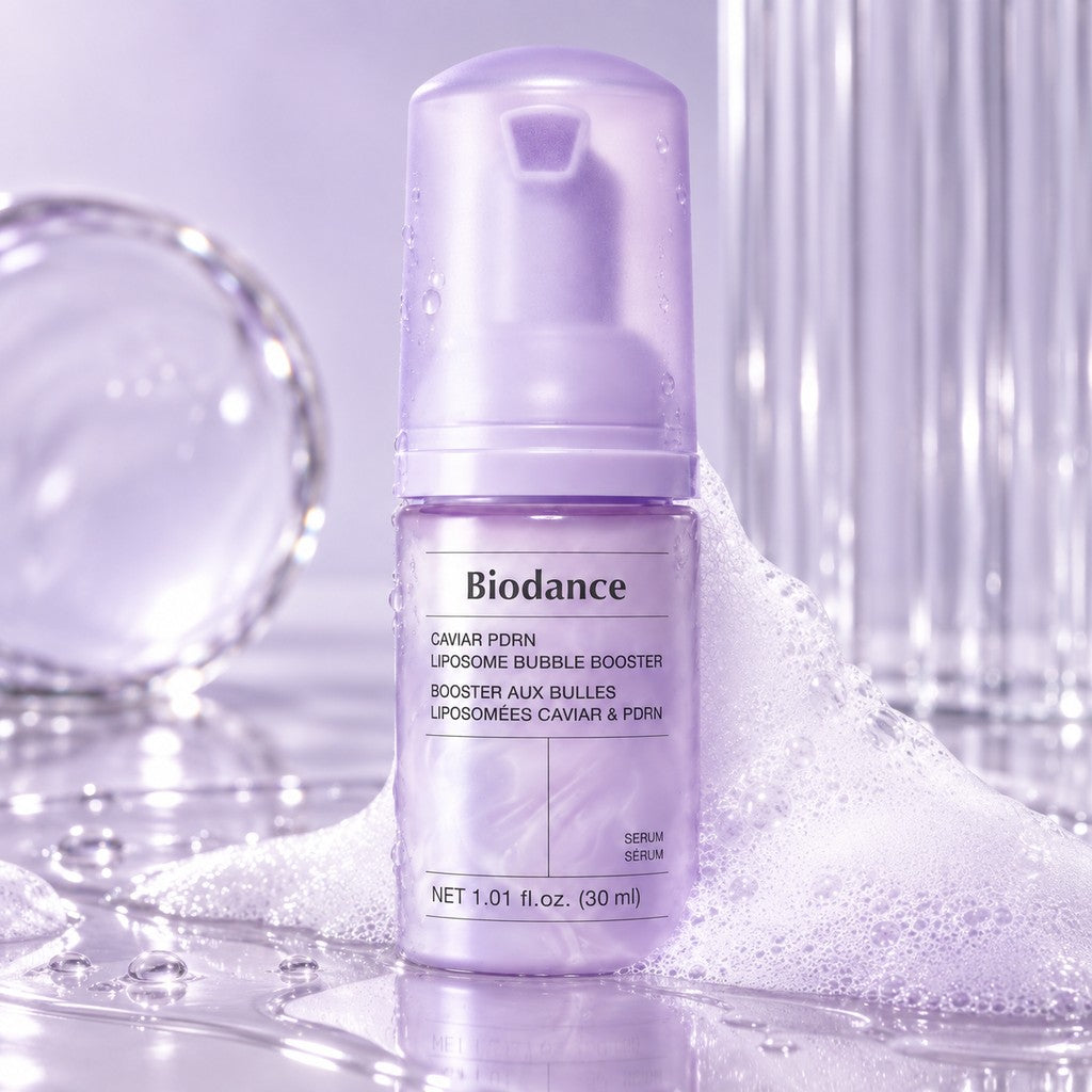 Biodance — Potenciador de burbujas con liposomas, caviar y PDRN · 30 ml