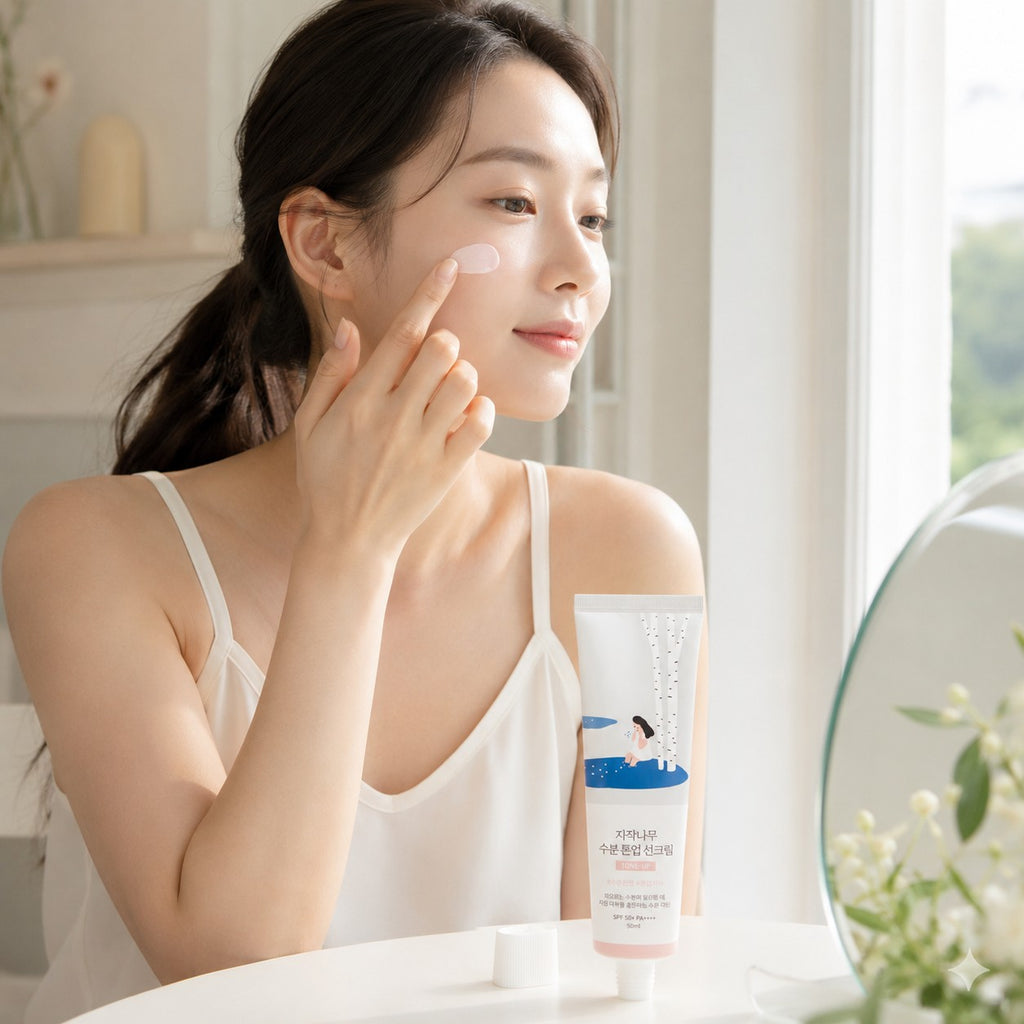 ROUND LAB — Protector solar hidratante e iluminador con savia de abedul · 50 ml