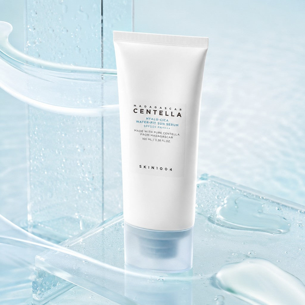 SKIN1004 — Sérum solar Water-Fit Hyalu-Cica con centella de Madagascar · 100 ml