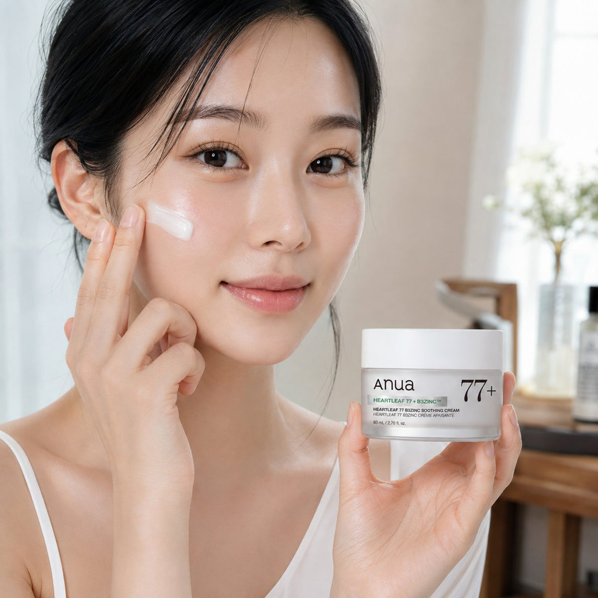 Anua — Crema calmante de Houttuynia cordata 77 y B3Zinc · 80 ml