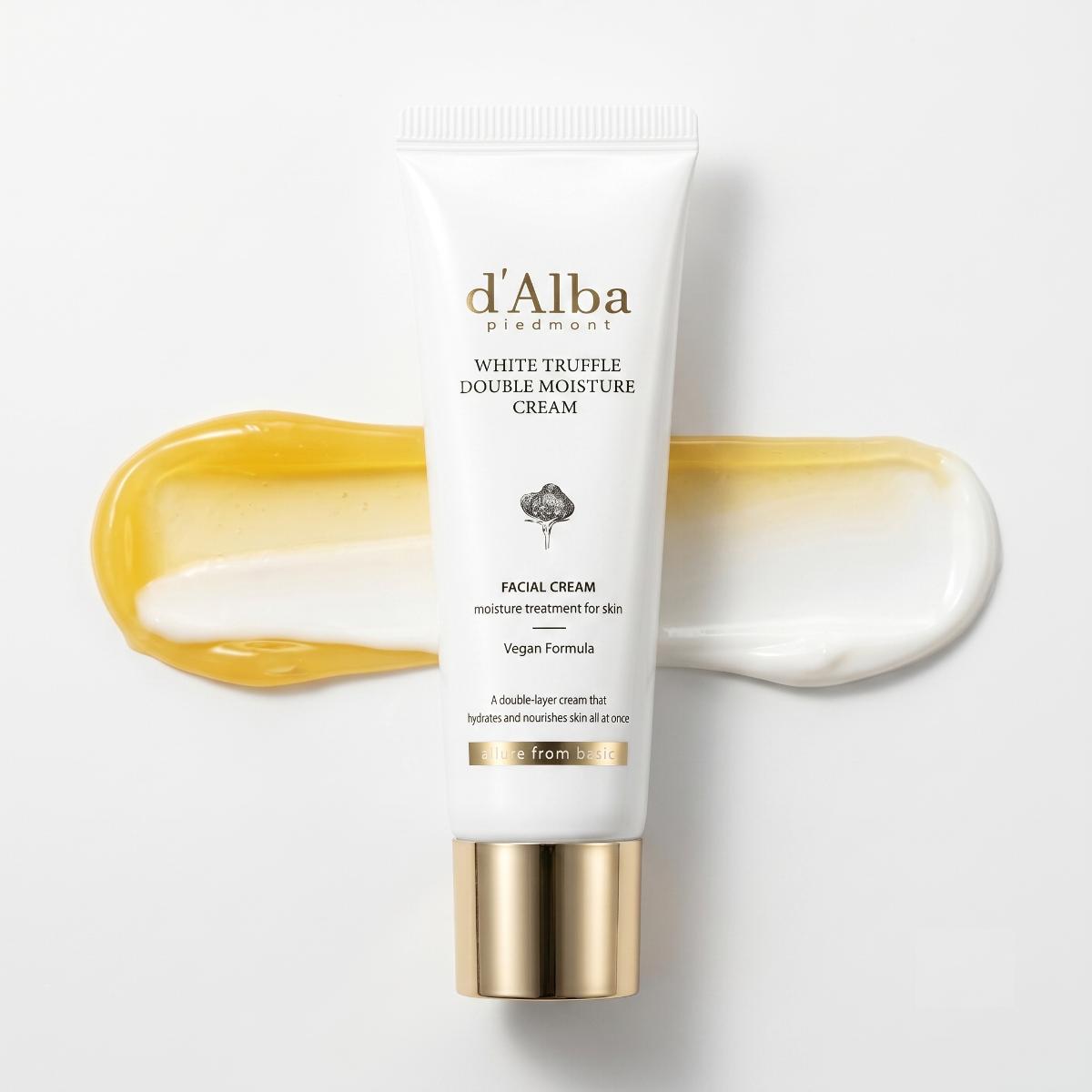 d'Alba — Crema de doble hidratación con trufa blanca · 60 ml