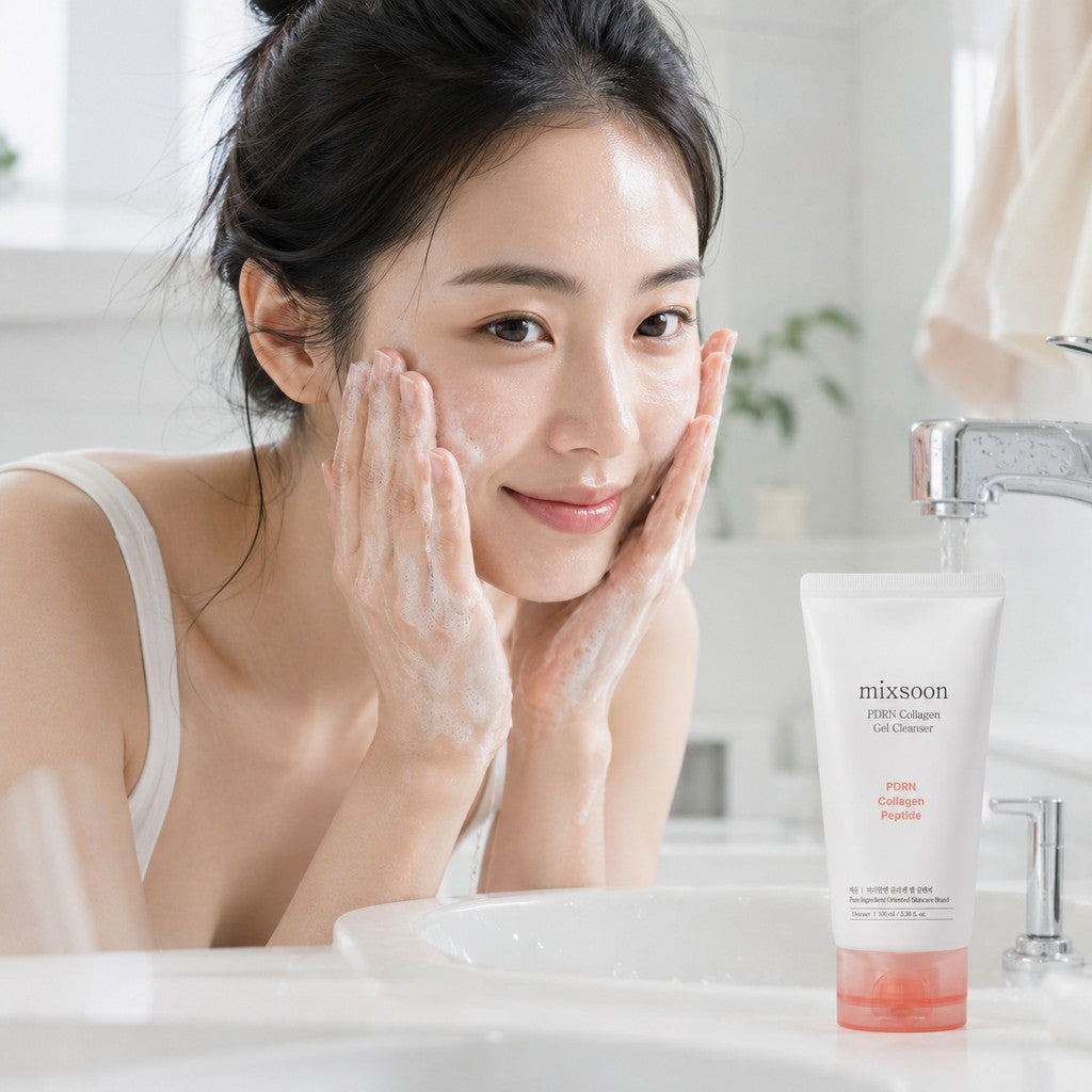 mixsoon — Gel limpiador con PDRN y colágeno · 100 ml