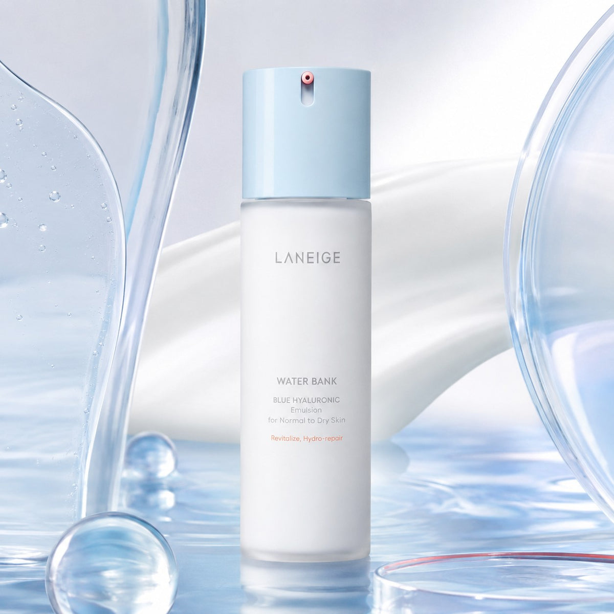 LANEIGE — Emulsión Water Bank con ácido hialurónico azul · 120 ml