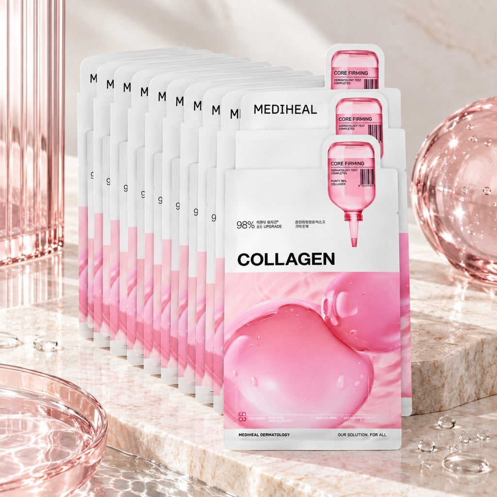 MEDIHEAL — Mascarilla esencial de colágeno · 10 mascarillas