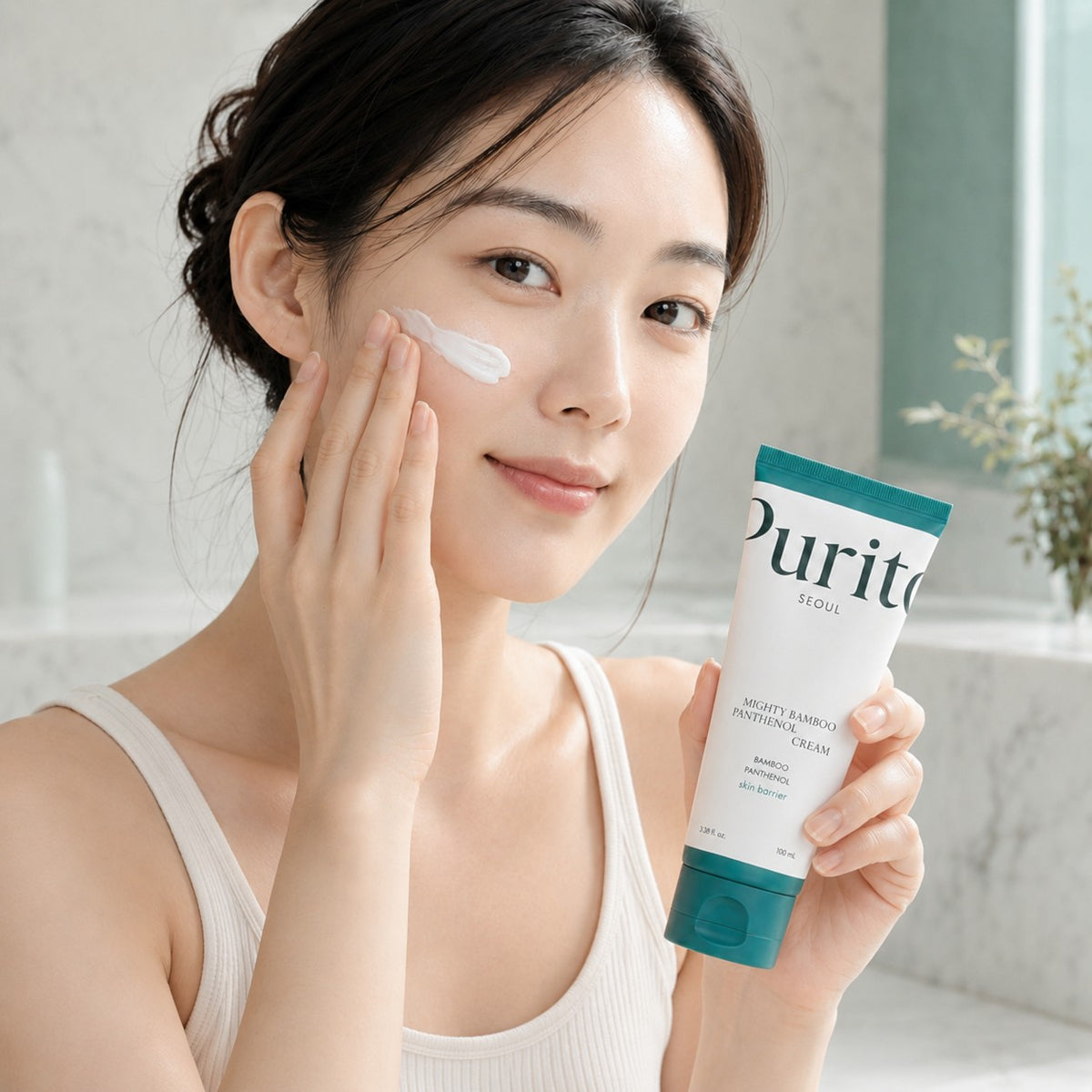 Purito SEOUL — Crema de bambú y pantenol · 100 ml