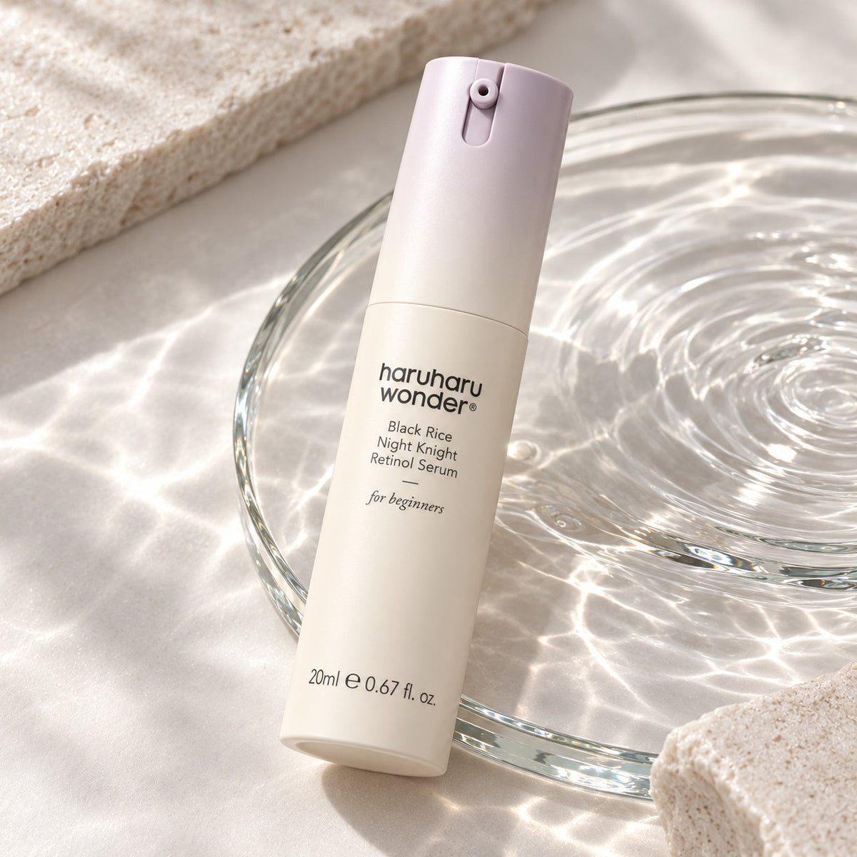 haruharu wonder — Sérum nocturno Night Knight con arroz negro y retinol · 20 ml