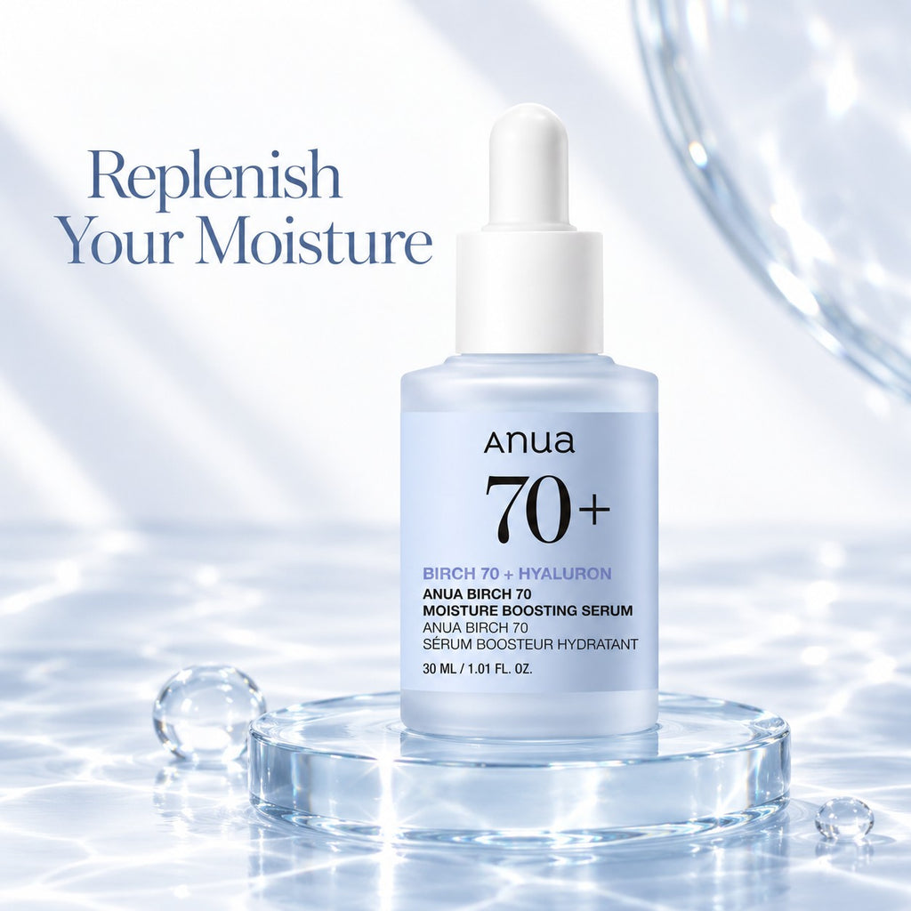 Anua — Sérum potenciador de hidratación con abedul 70 · 30 ml