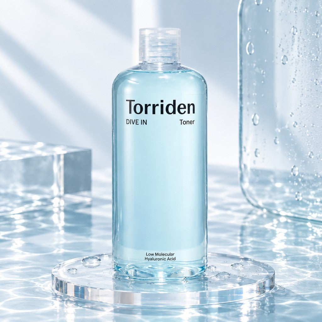 Torriden — Tónico DIVE IN con ácido hialurónico de bajo peso molecular · 500 ml