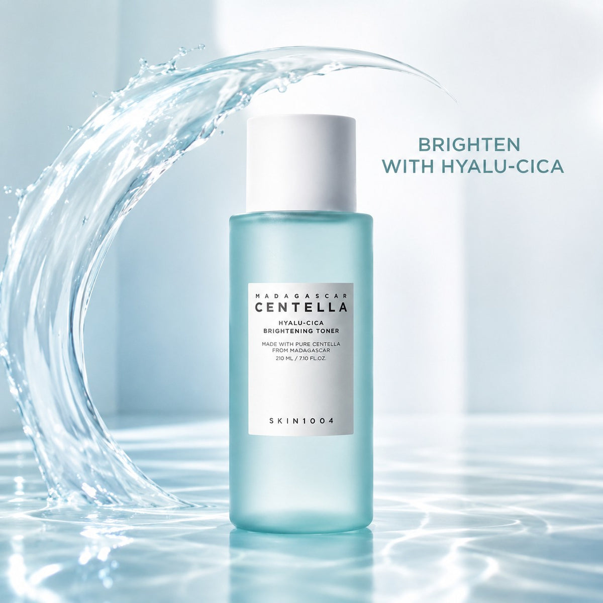 SKIN1004 — Tónico iluminador Hyalu-Cica con centella de Madagascar · 210 ml