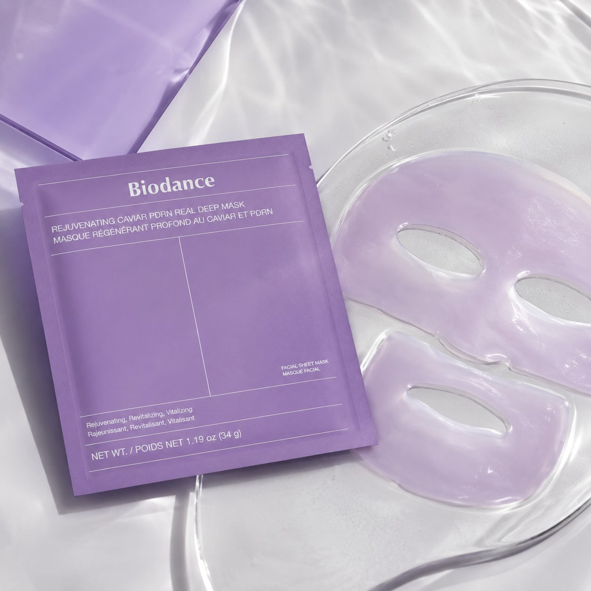 Biodance — Mascarilla intensiva rejuvenecedora con caviar y PDRN · 4 mascarillas