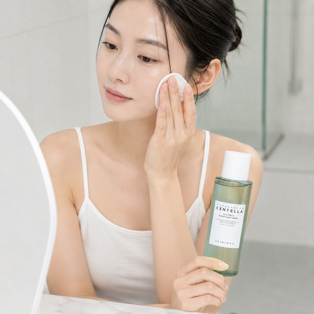 SKIN1004 — Tónico purificante Tea-Trica con centella de Madagascar · 210 ml