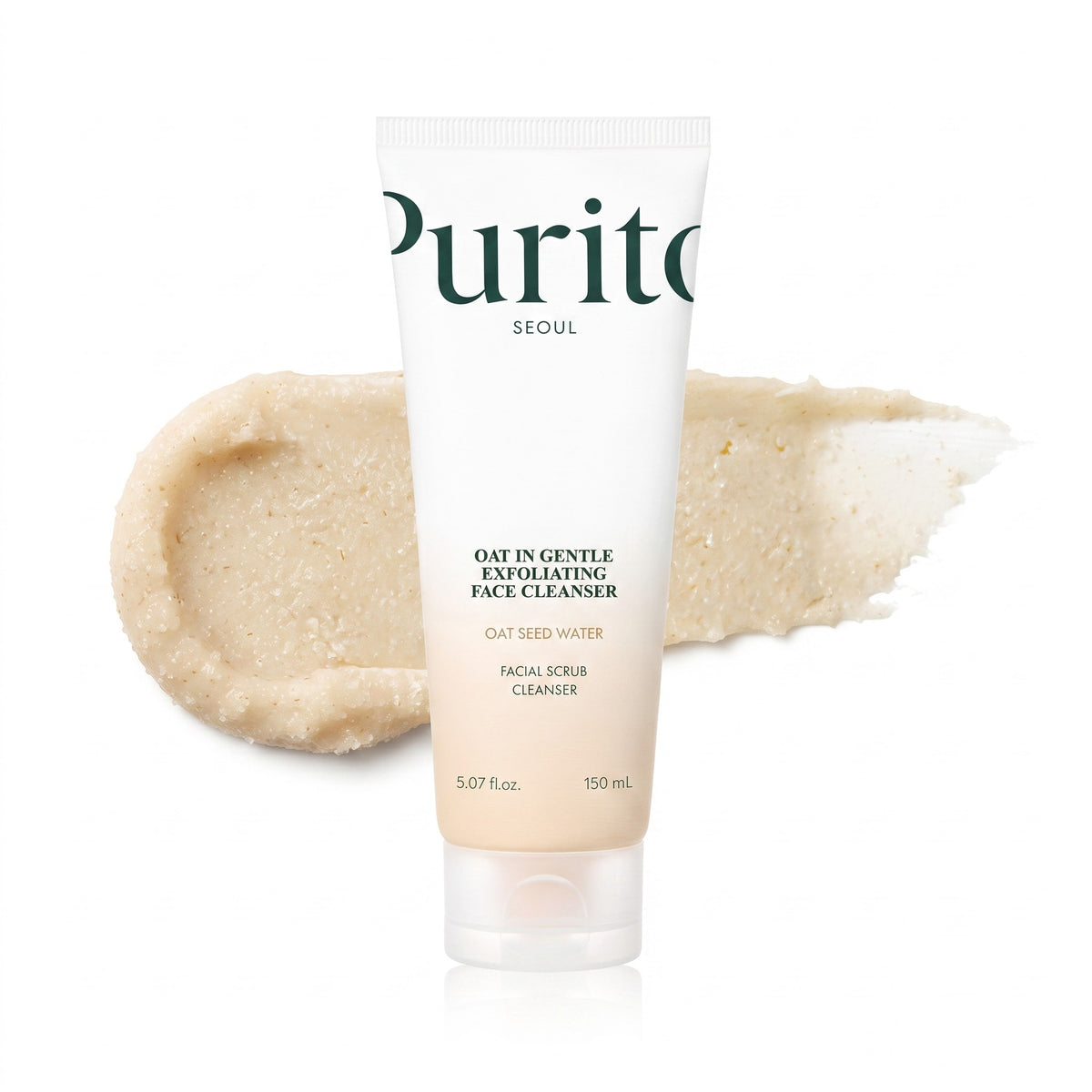 Purito SEOUL — Limpiador facial exfoliante suave de avena · 150 ml