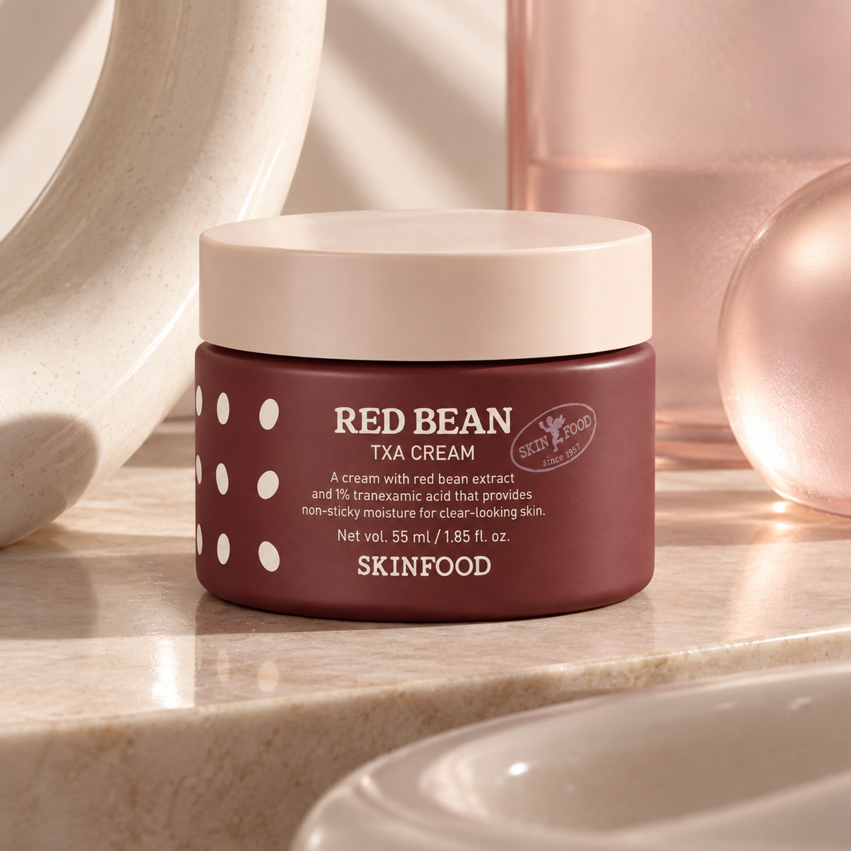 SKINFOOD — Crema de judía roja y TXA · 55 ml