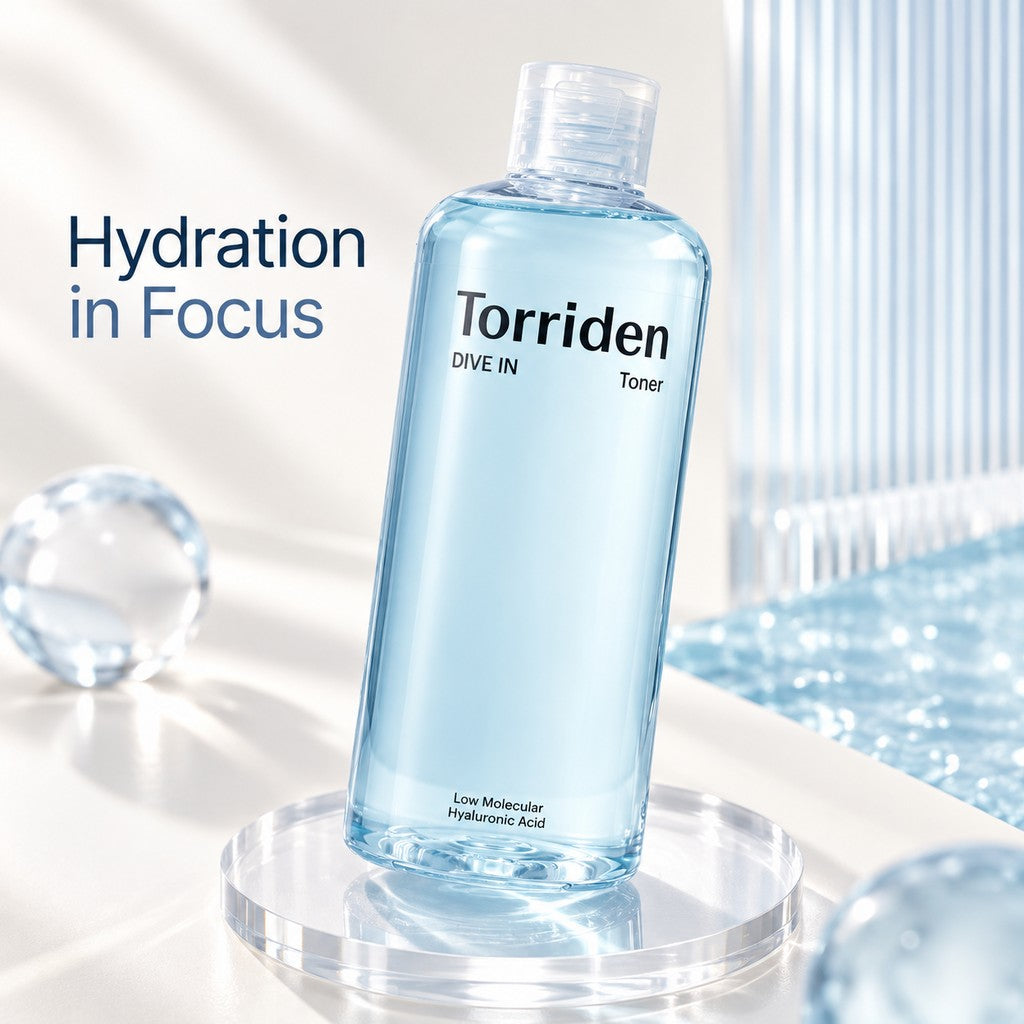 Torriden — Tónico DIVE IN con ácido hialurónico de bajo peso molecular · 500 ml