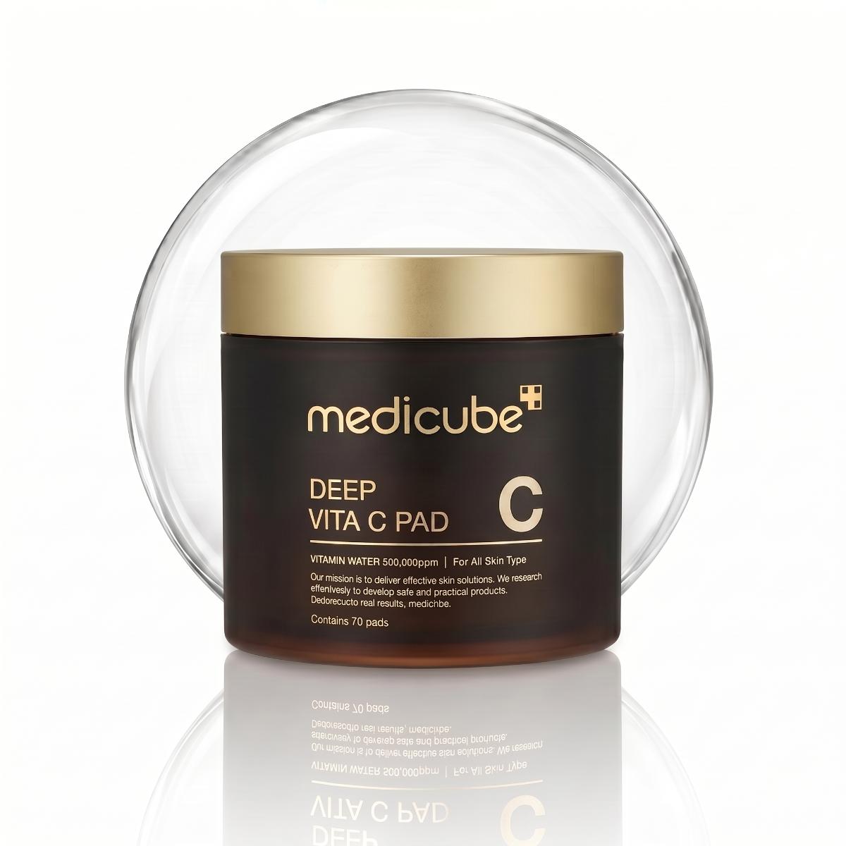 MEDICUBE — Discos tónicos Deep Vita C · 70 discos