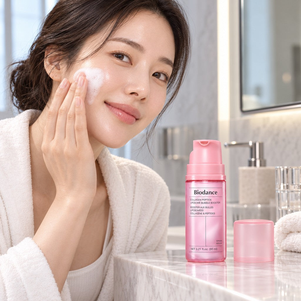 Biodance — Potenciador de burbujas con liposomas, colágeno y péptidos · 95 ml