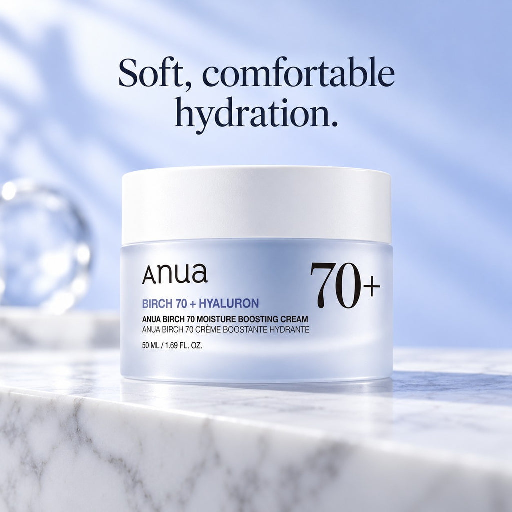 Anua — Crema potenciadora de hidratación con abedul 70 · 50 ml