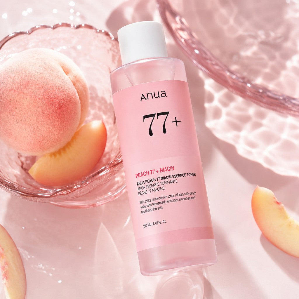 Anua — Tónico-esencia de melocotón 77 y niacina · 250 ml