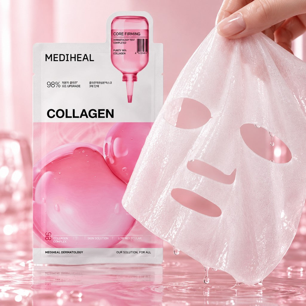 MEDIHEAL — Mascarilla esencial de colágeno · 10 mascarillas