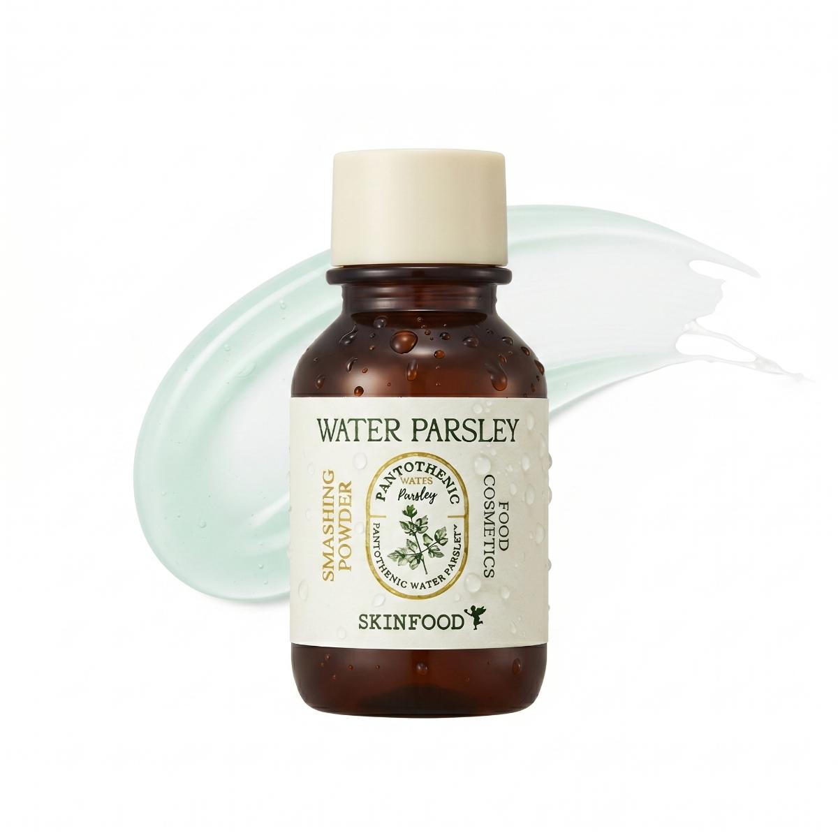 SKINFOOD — Tratamiento en polvo de perejil de agua y ácido pantoténico · 15 ml