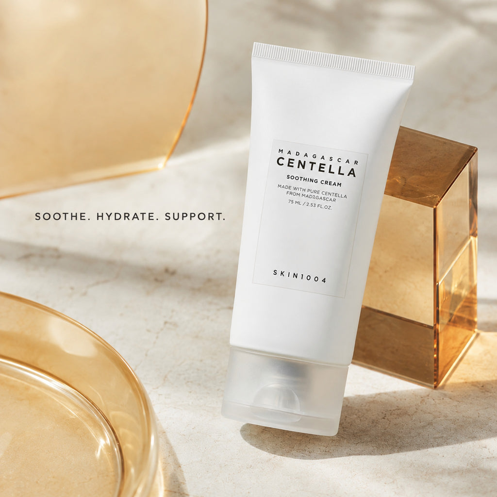 SKIN1004 — Crema calmante con centella de Madagascar · 75 ml