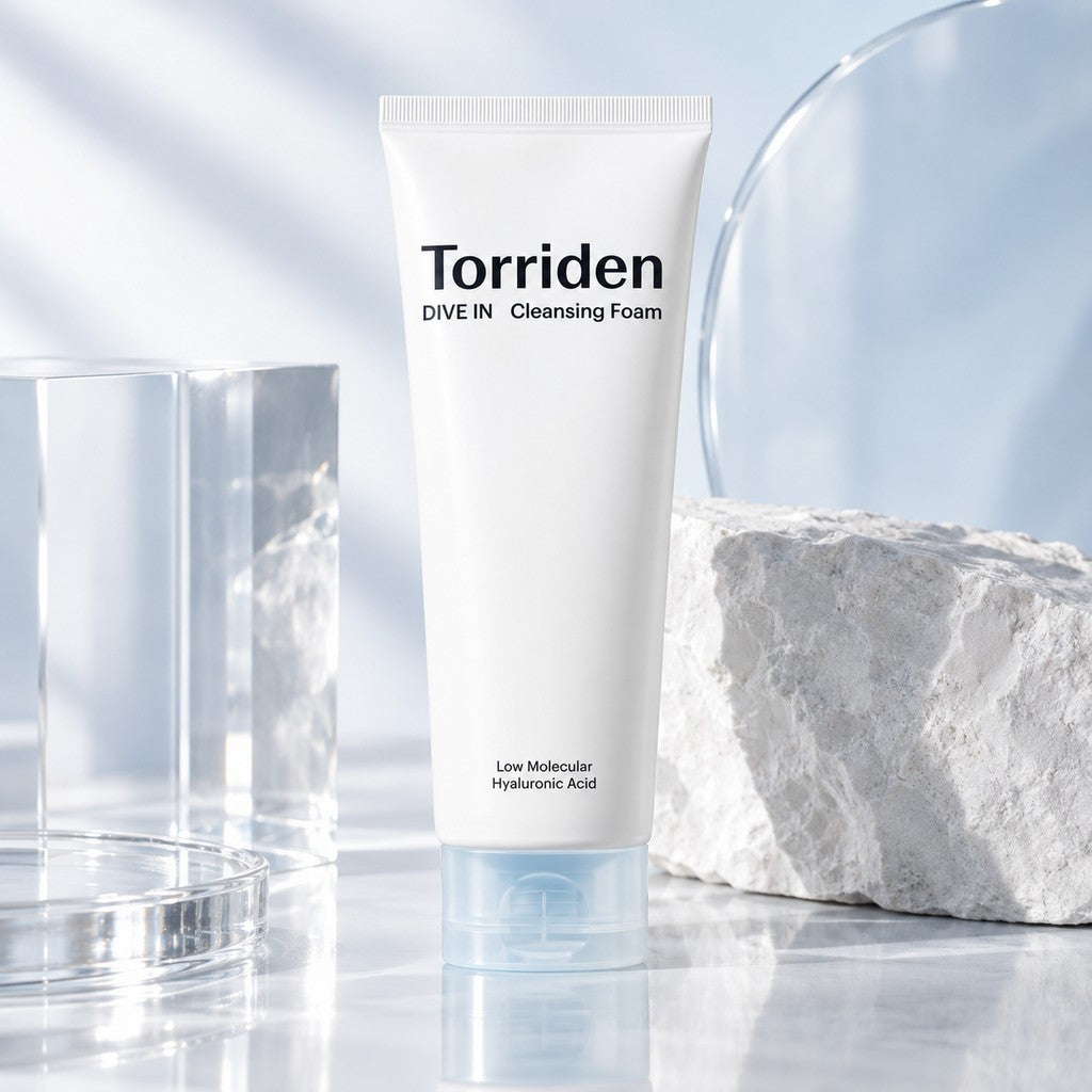 Torriden — Espuma limpiadora DIVE IN con ácido hialurónico de bajo peso molecular · 150 ml
