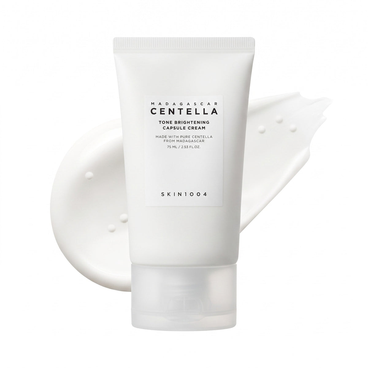 SKIN1004 — Crema iluminadora con cápsulas y centella de Madagascar · 75 ml