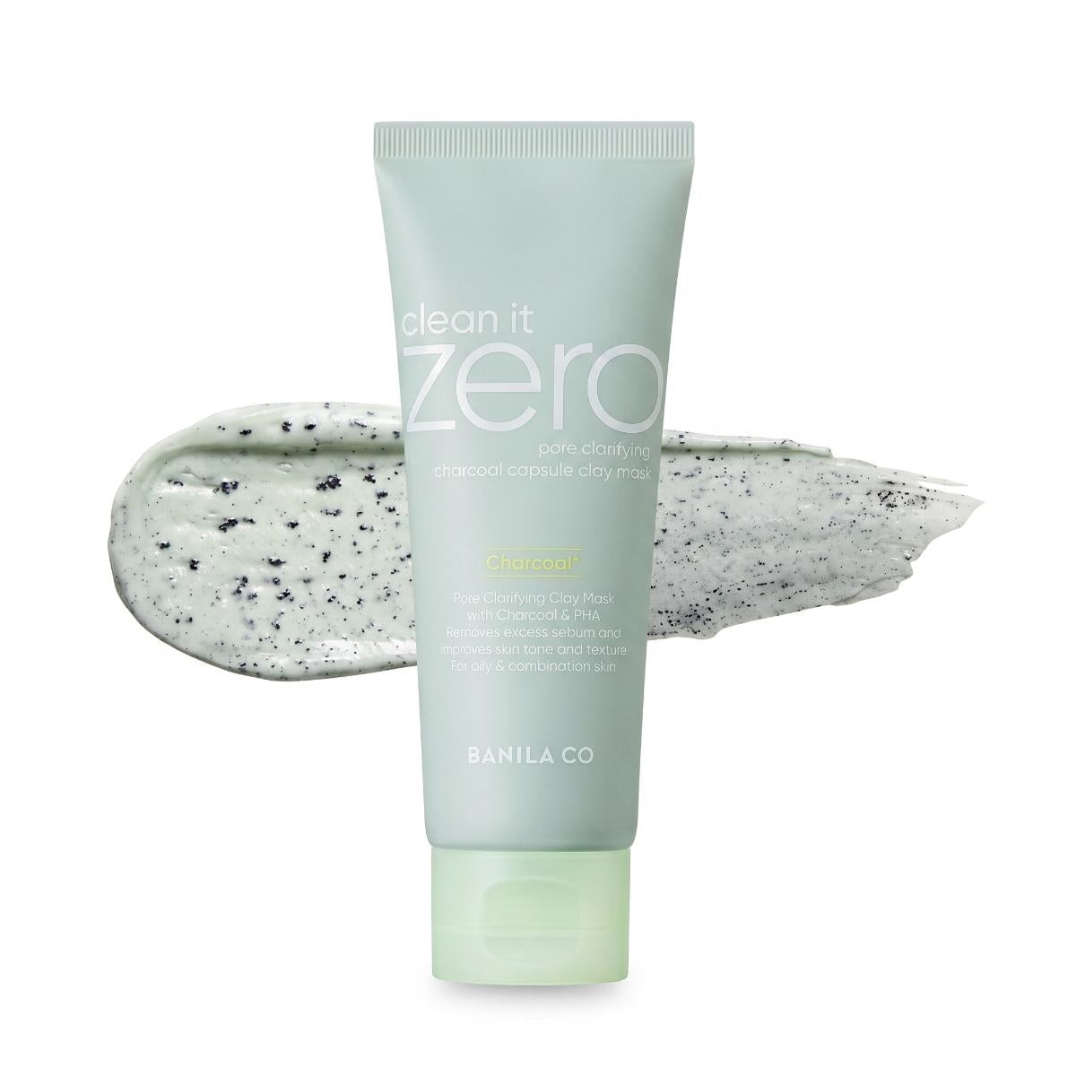 BANILA CO — Mascarilla de arcilla purificante para poros Clean It Zero con cápsulas de carbón · 100 g