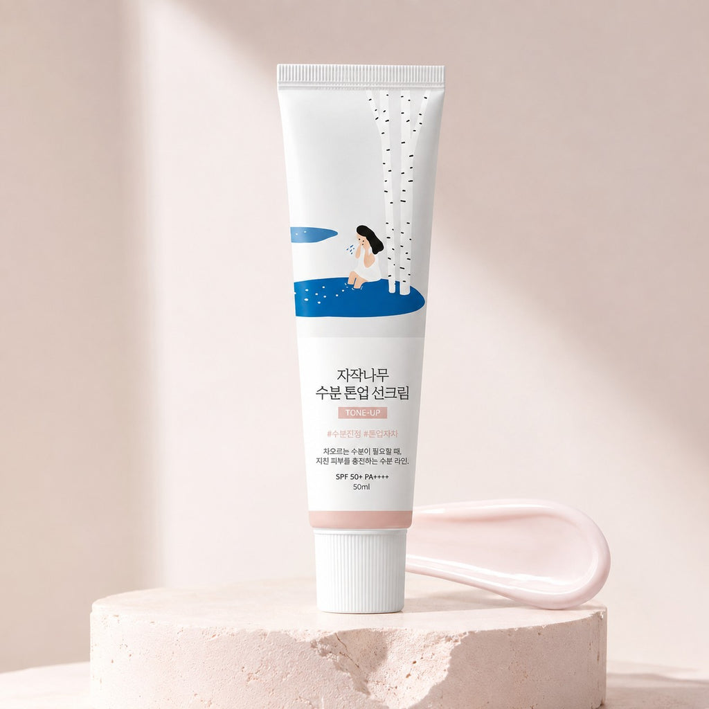 ROUND LAB — Protector solar hidratante e iluminador con savia de abedul · 50 ml