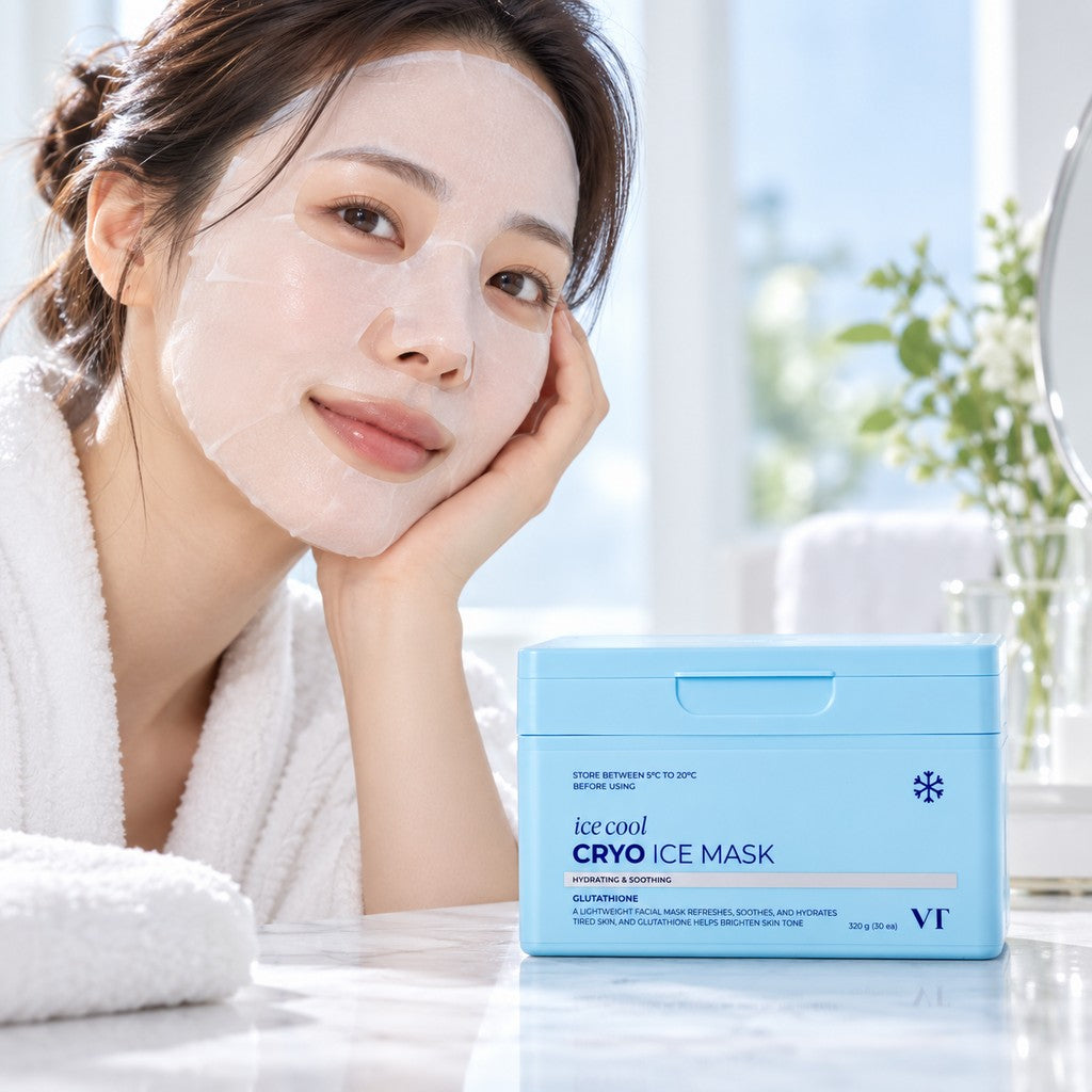 VT — Mascarilla refrescante Cryo Ice · 30 mascarillas