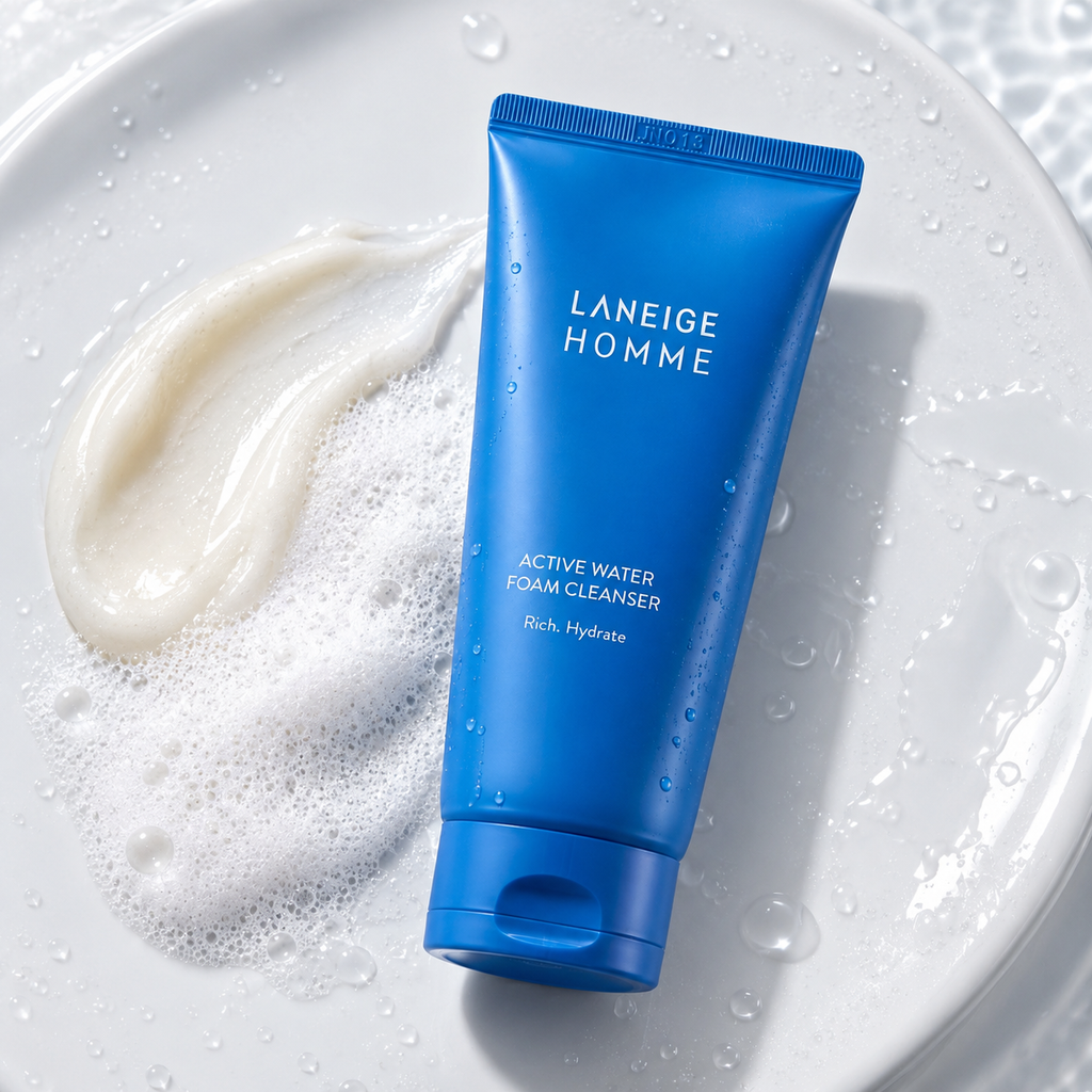 LANEIGE — Espuma limpiadora Active Water para hombre · 150 ml
