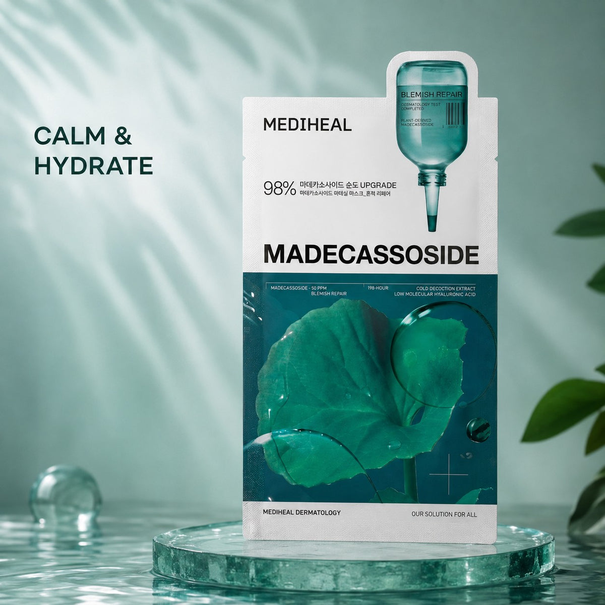MEDIHEAL — Mascarilla esencial de madecasósido · 10 mascarillas