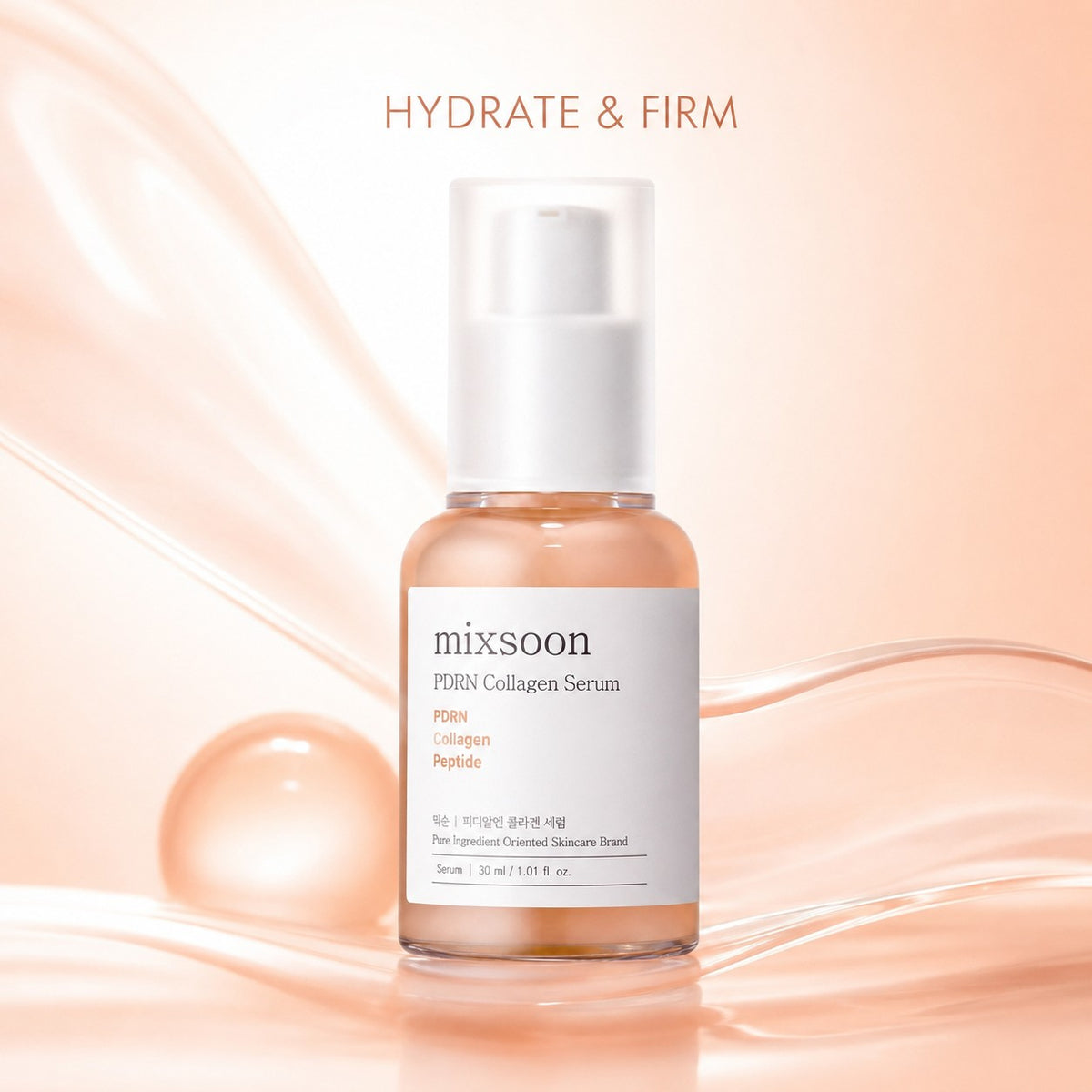 mixsoon — Sérum de PDRN y colágeno · 30 ml