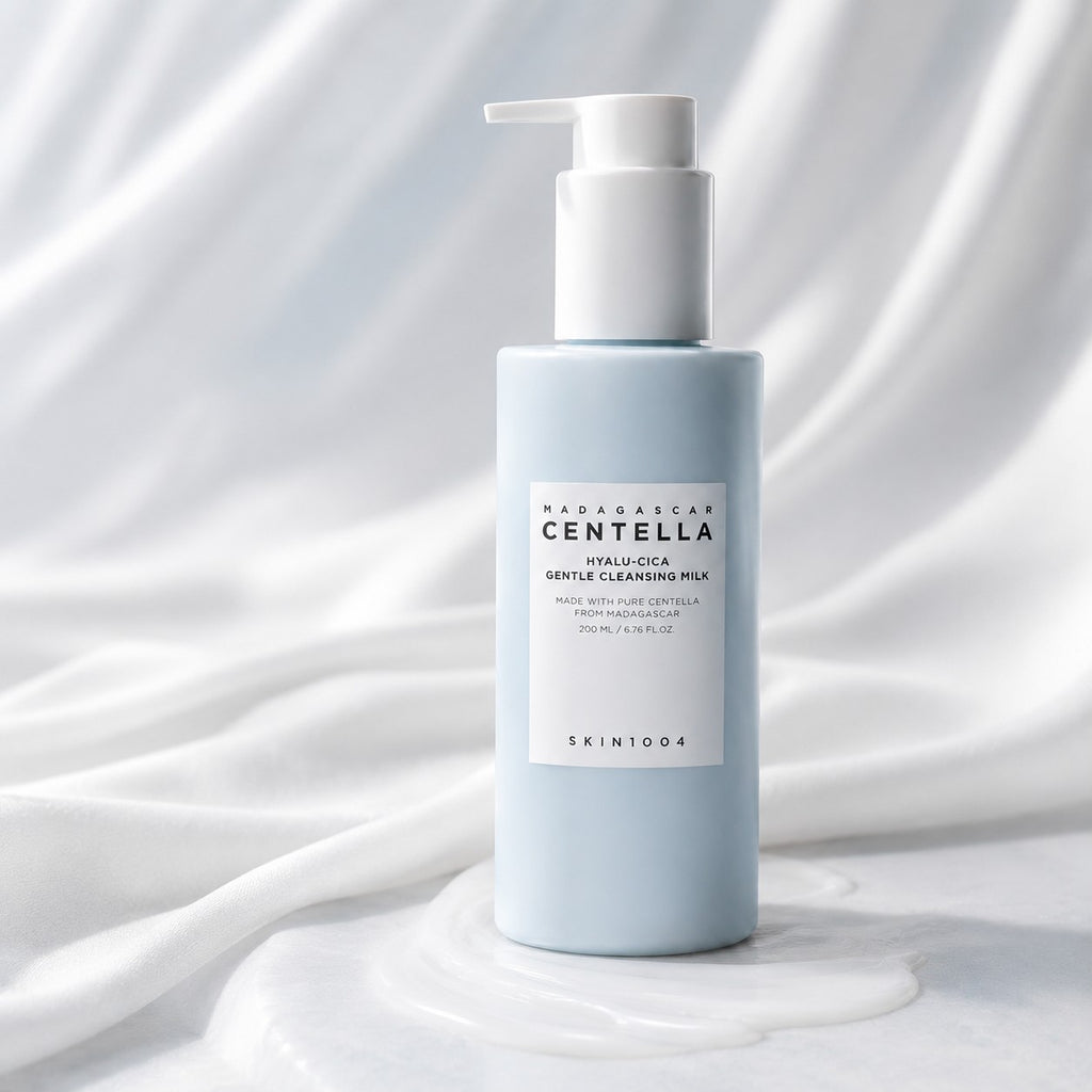 SKIN1004 — Leche limpiadora suave Hyalu-Cica con centella de Madagascar · 200 ml