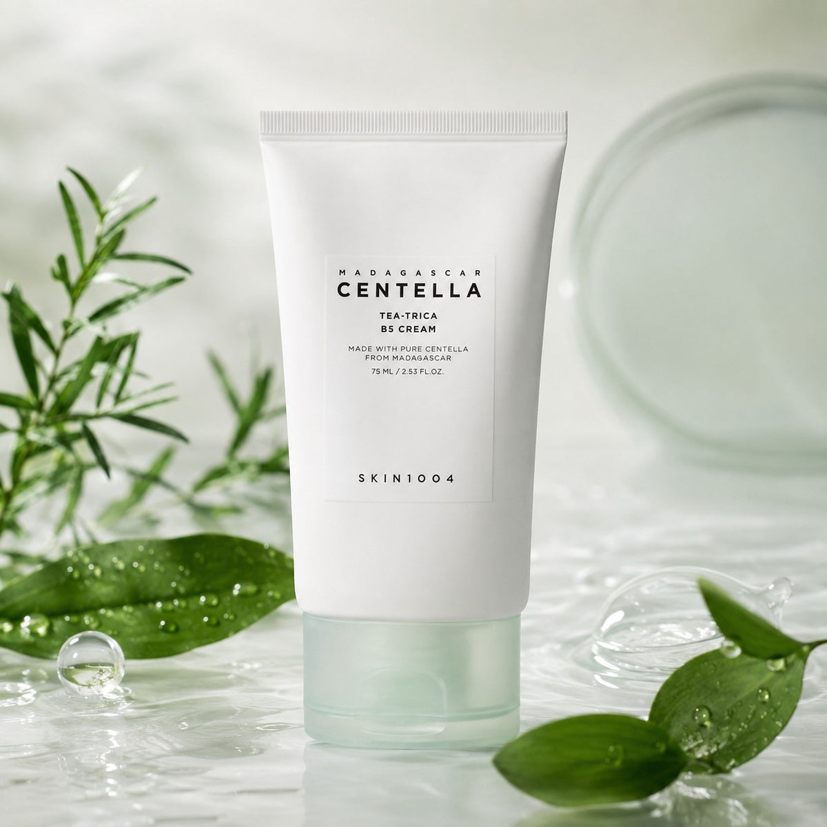 SKIN1004 — Crema B5 Tea-Trica con centella de Madagascar · 75 ml