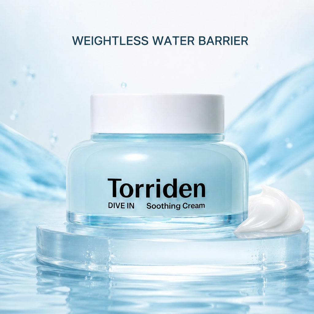 Torriden — Crema calmante DIVE IN con ácido hialurónico de bajo peso molecular · 100 ml