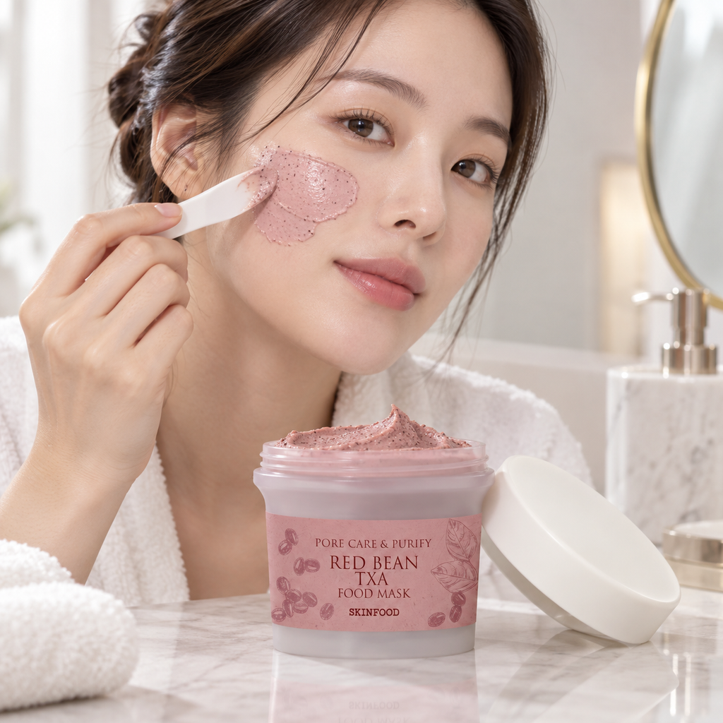 SKINFOOD — Mascarilla de judía roja y TXA · 120 g