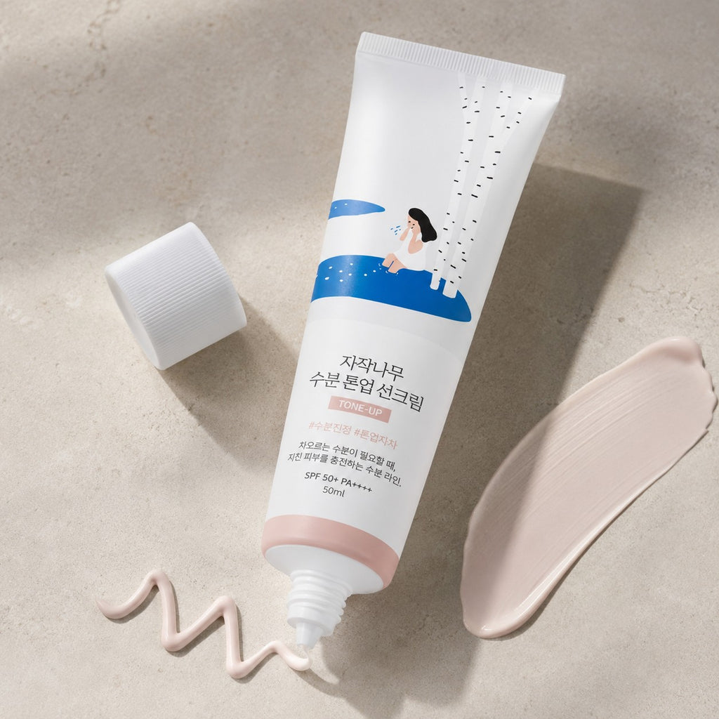 ROUND LAB — Protector solar hidratante e iluminador con savia de abedul · 50 ml
