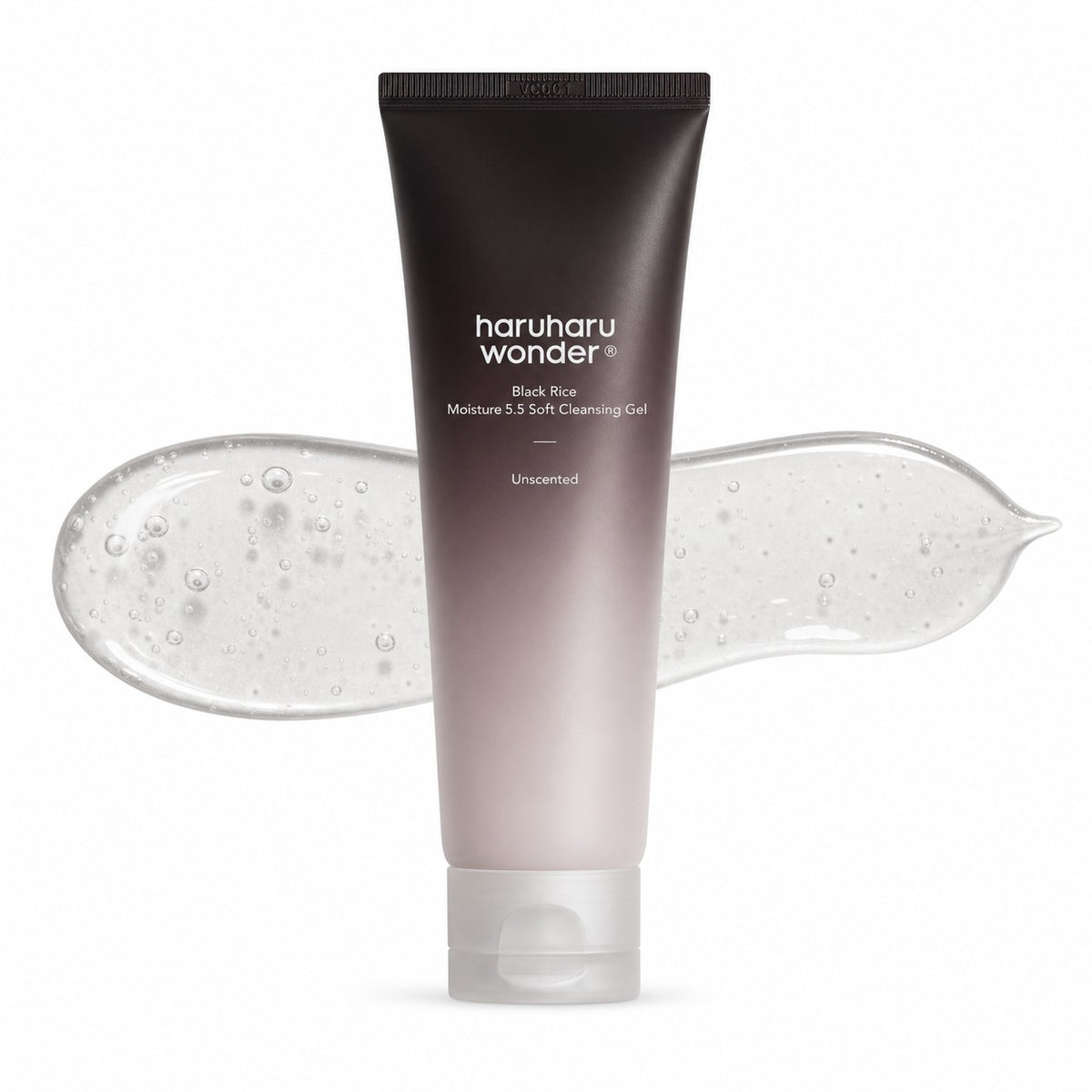 haruharu wonder — Gel limpiador suave e hidratante de arroz negro 5,5 · 100 ml