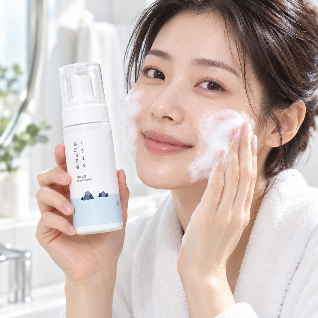 ROUND LAB — Espuma limpiadora de burbujas 1025 Dokdo · 150 ml
